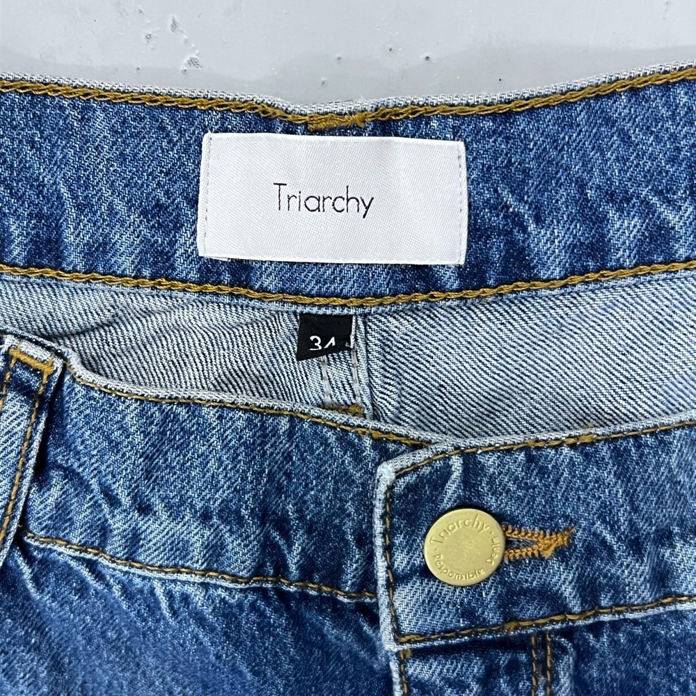 TRIARCHY HIGH WAIST WIDE LEGS JEANS - Picture 6 of 12